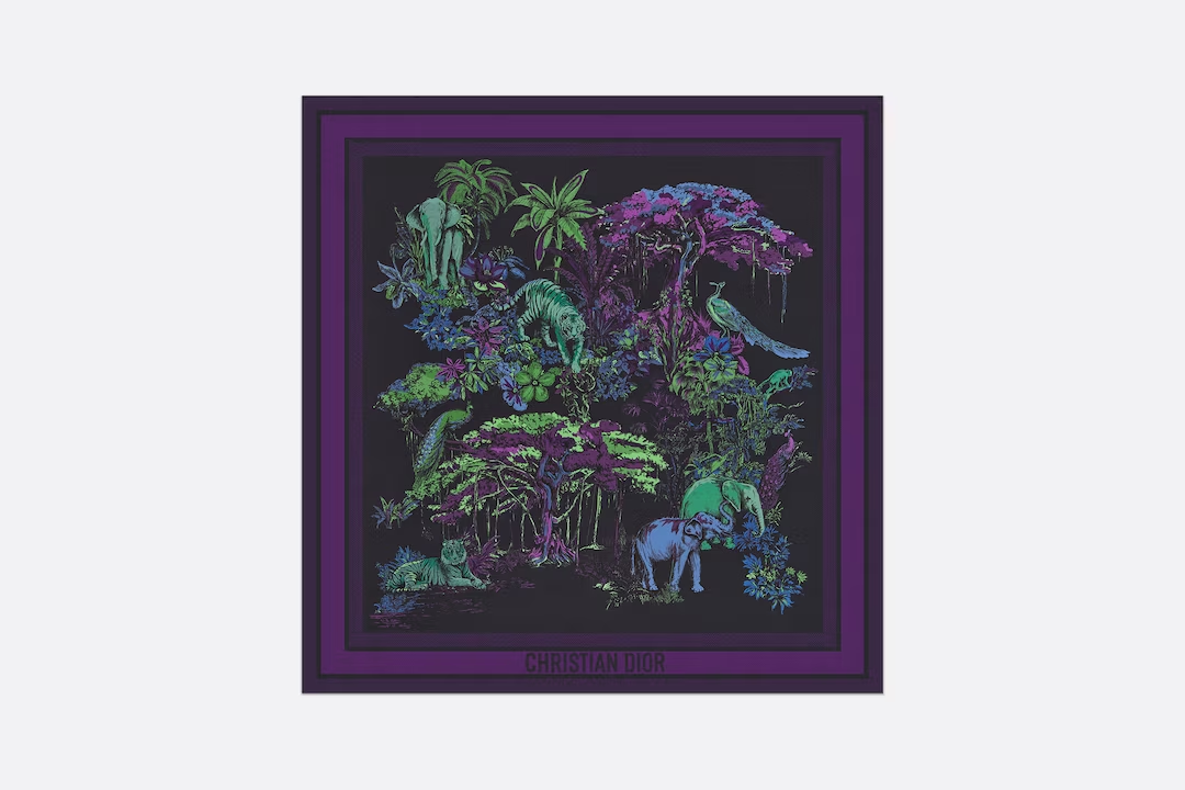 TOILE DE JOUY VOYAGE 90 SQUARE SCARF